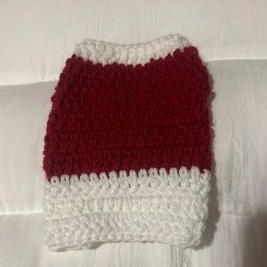 Hand crafted pets crochet SweaterXXS